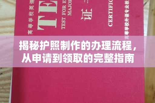 岳阳揭秘护照制作的办理流程，从申请到领取的完整指南